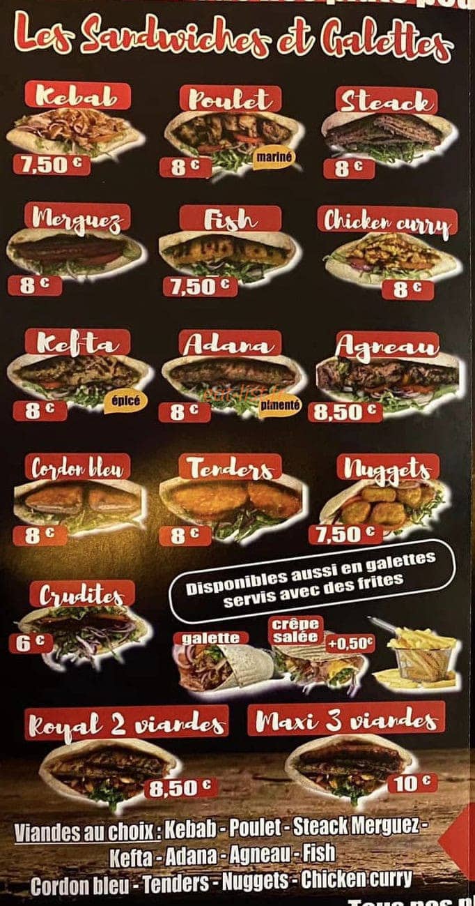 House Kebab — carte page 4