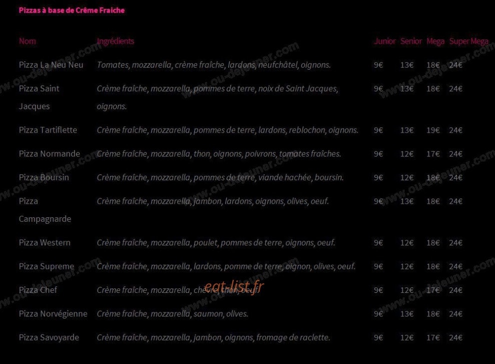 Pizza Forges & Salade à Forges Les Eaux - menu et photos