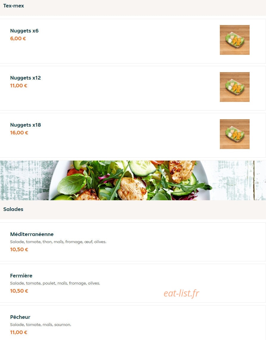 L’appétito — carte page 14