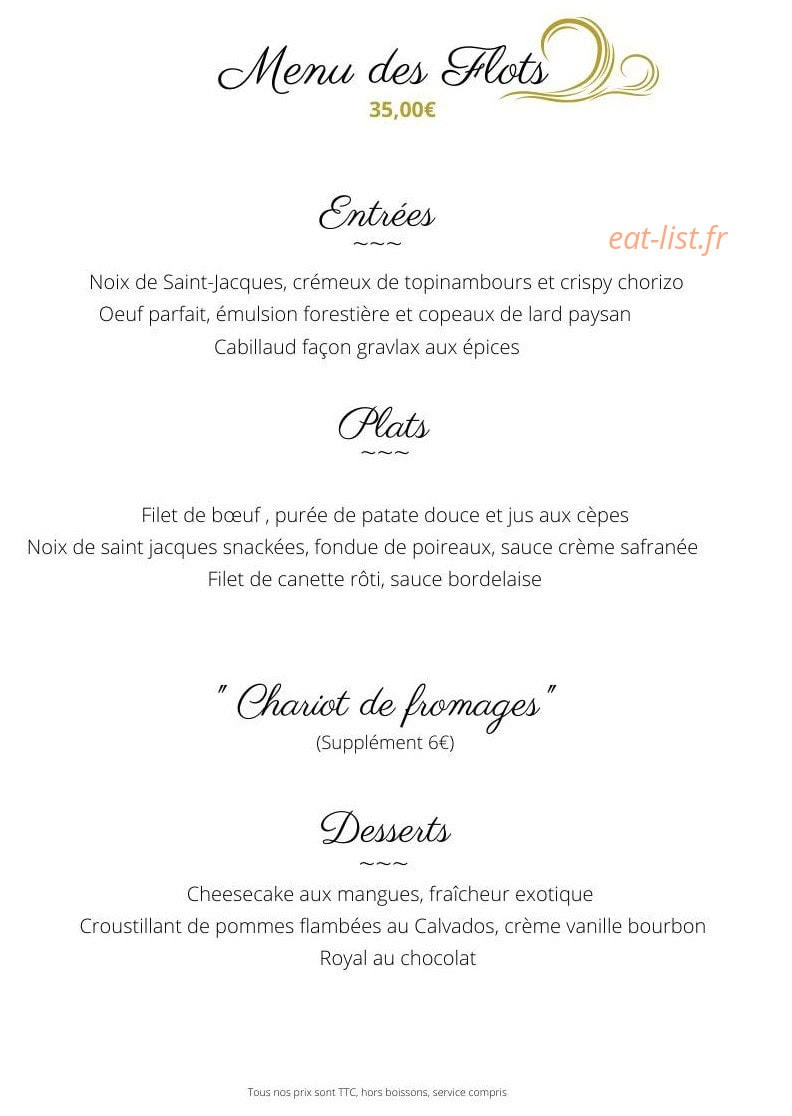 Les Flots — carte page 1