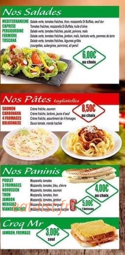 Pizzeria En caux — carte page 3