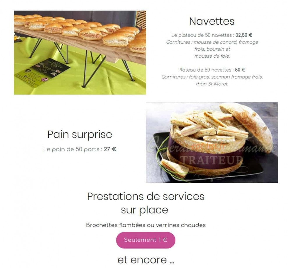 Generation Gourmande — carte page 10