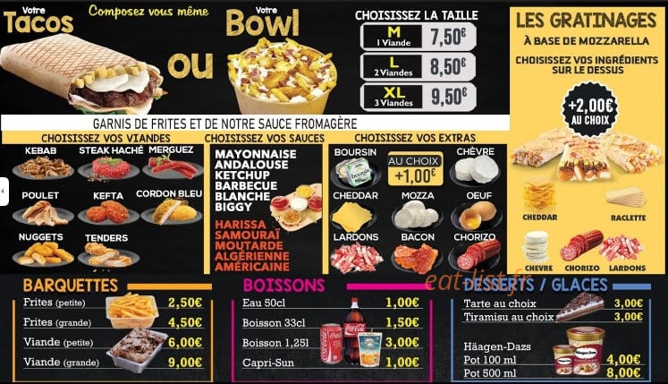 Duclair Food — carte page 2