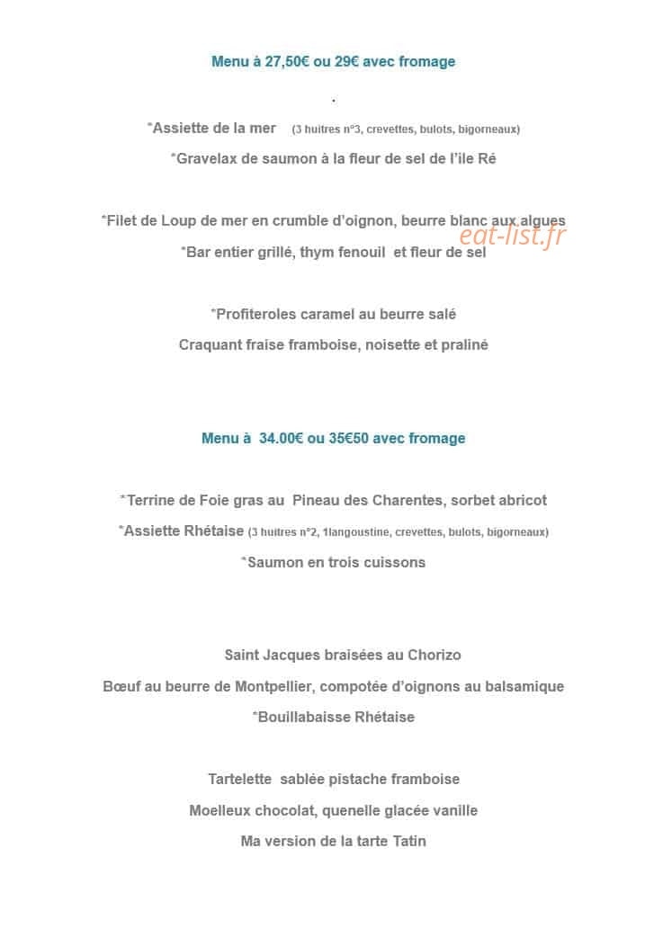 Le Réfectoire — carte page 2