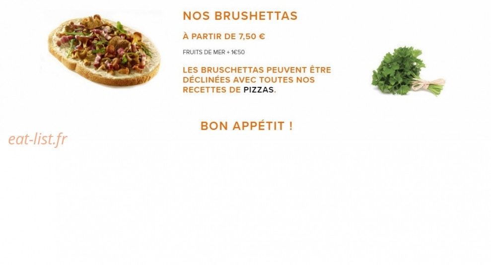 Pili Pizza — carte page 6