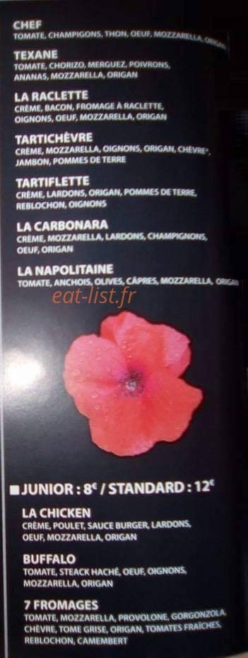 Pizzas poppizz — carte page 4