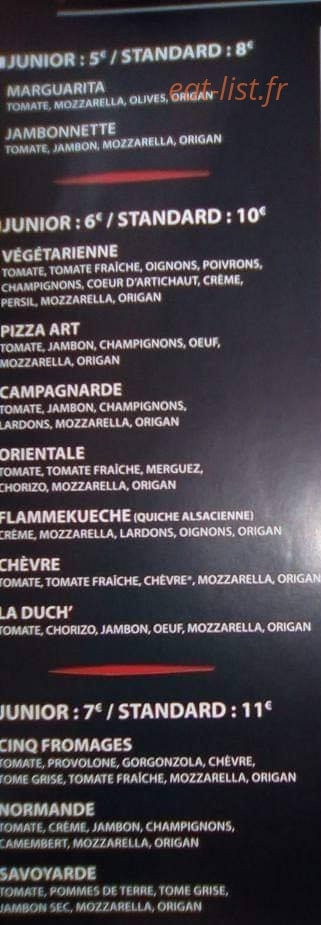 Pizzas poppizz — carte page 3