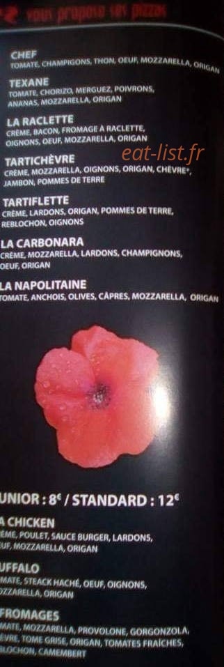 Pizzas poppizz — carte page 2