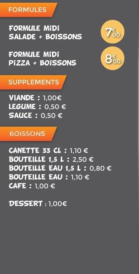 Pizza familia — carte page 2