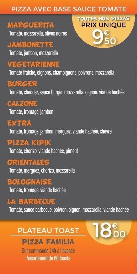 Pizza familia — carte page 3