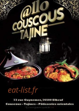 Allo Couscous — carte page 1