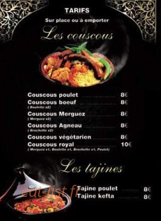 Allo Couscous — carte page 2