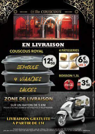 Allo Couscous — carte page 4