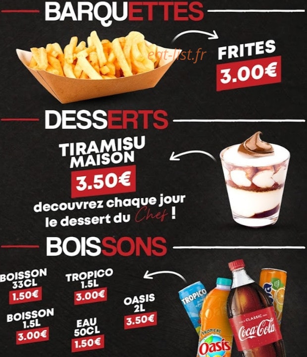Burger Ch'Waya — carte page 2