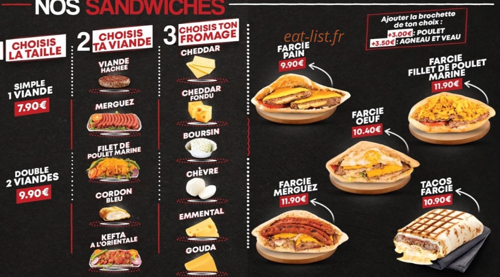 Burger Ch'Waya — carte page 5