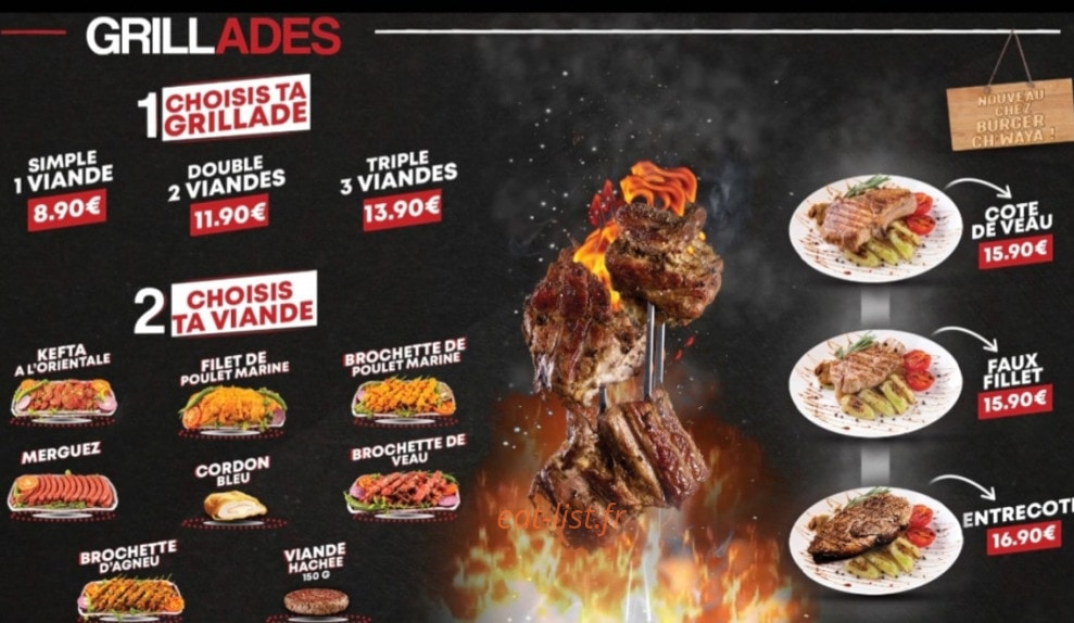 Burger Ch'Waya — carte page 7