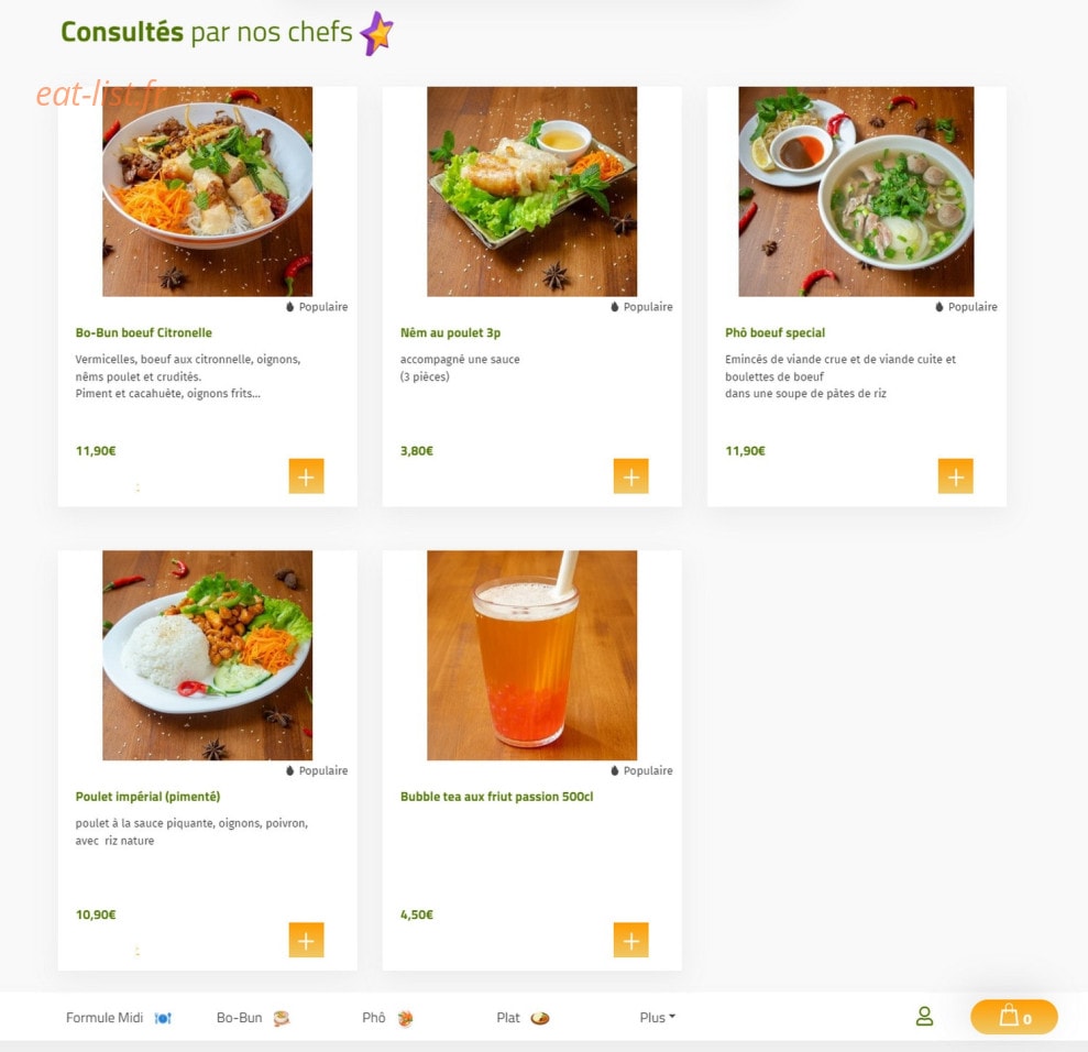 Daxing bar — carte page 3