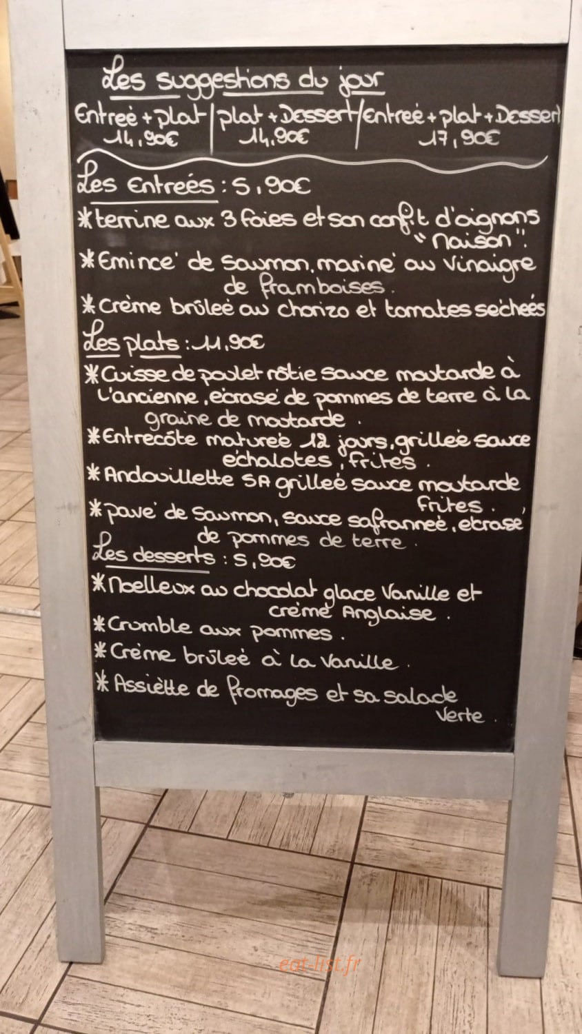 Du début à la faim — carte page 3