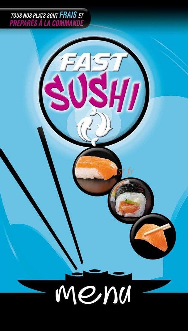 Fast Sushi — carte page 1