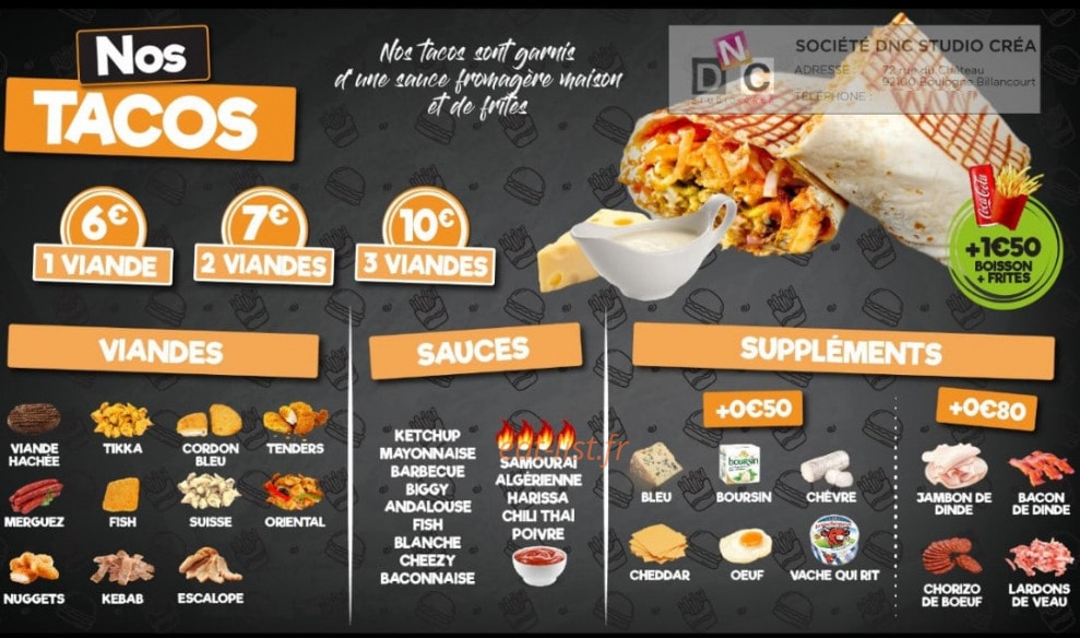 Food 76 — carte page 3