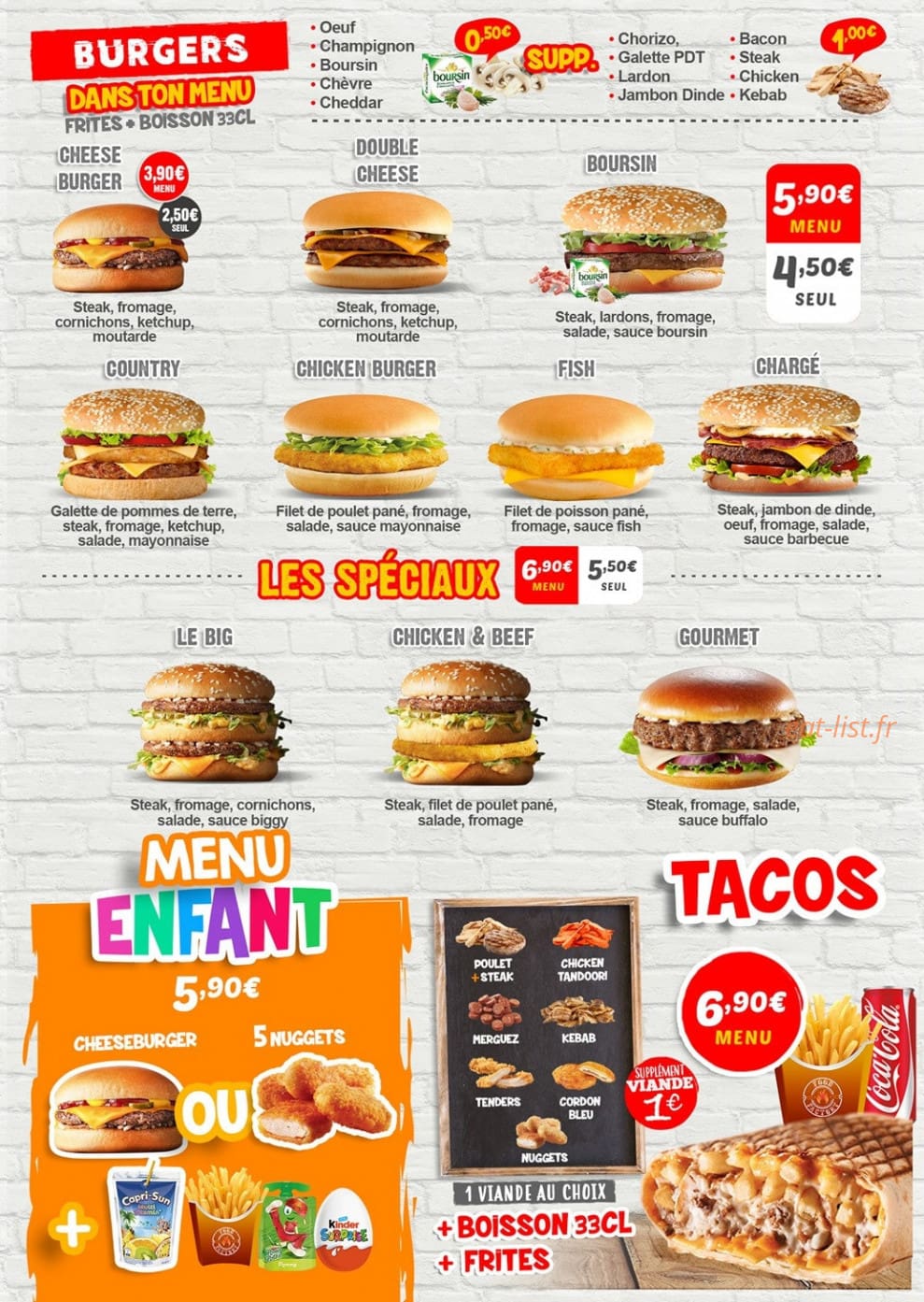 Food Factory — carte page 2