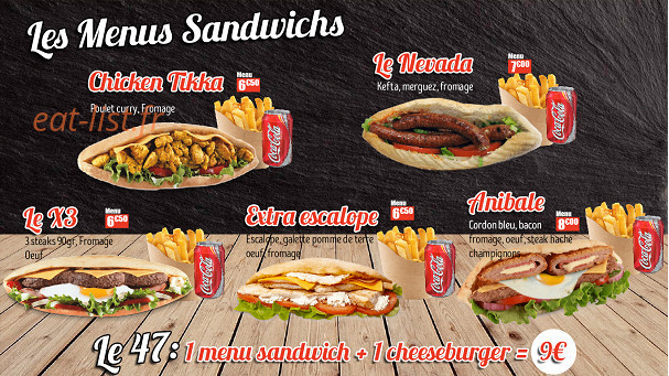 Le 47 Burger — carte page 3
