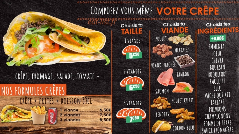 Le 47 Burger — carte page 1