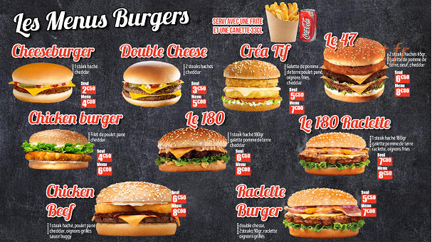 Le 47 Burger — carte page 2