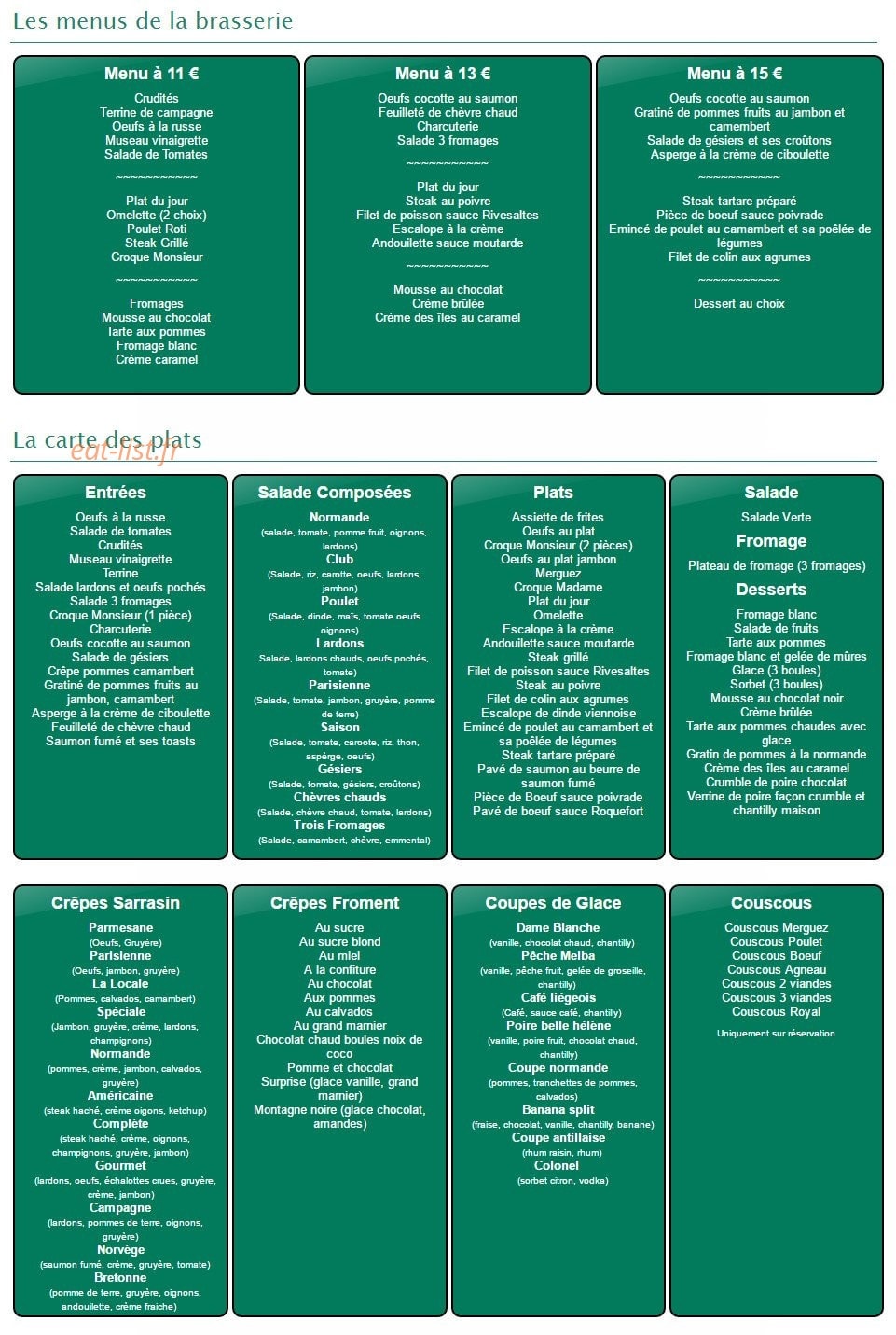 Le progrès — carte page 1