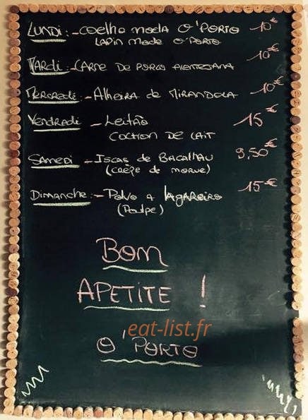O' Porto — carte page 2