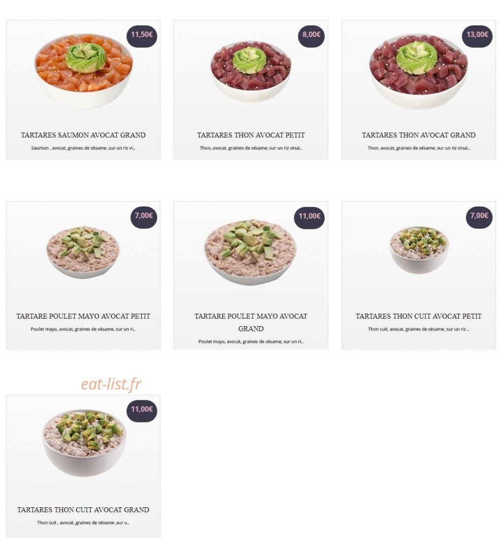 Sushi Yaki World — carte page 5