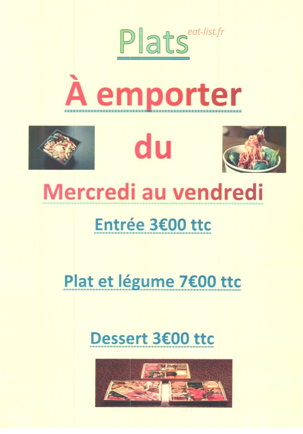 Au Rendez Vous D'Chasse — carte page 4