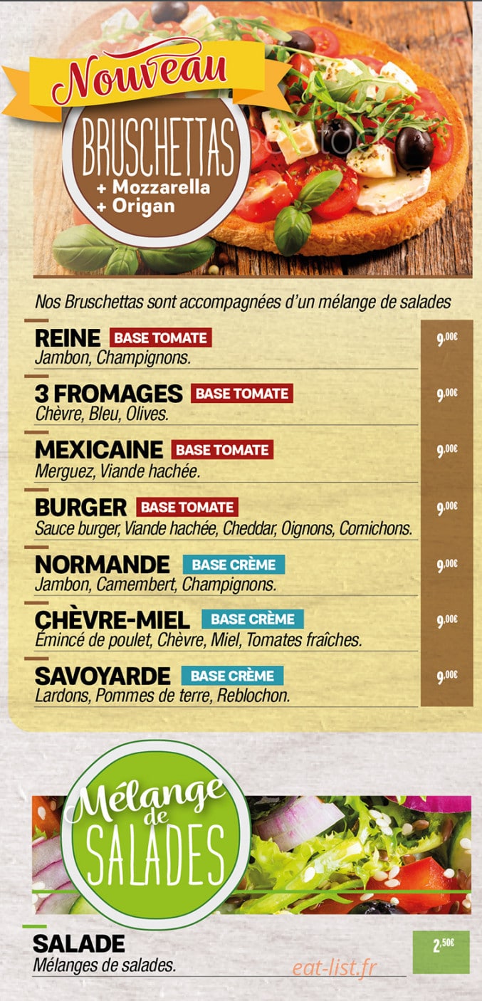 Papa Pizz — carte page 4