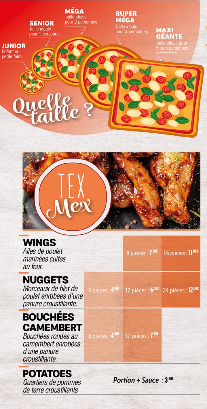 Papa Pizz — carte page 3