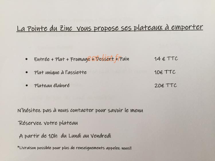 La Pointe Du Zinc — carte page 1