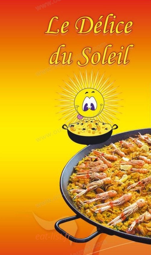 Le Délice du Soleil — carte page 1