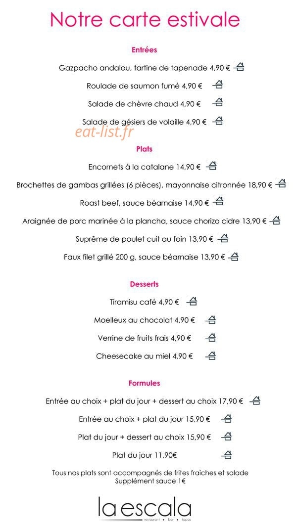 La Escala — carte page 1