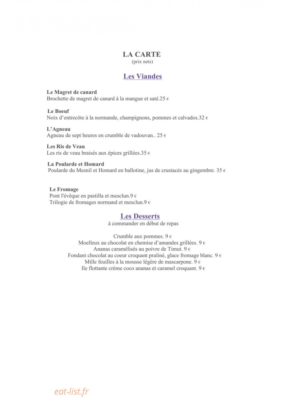 La maison blanche — carte page 2