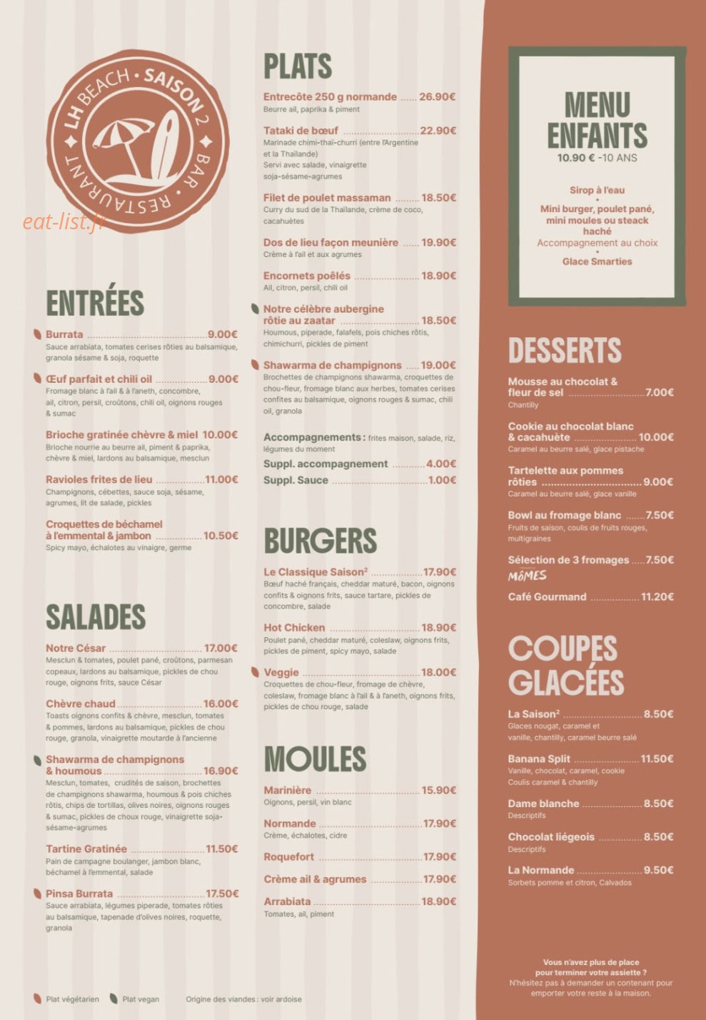 Saison 2 — carte page 1