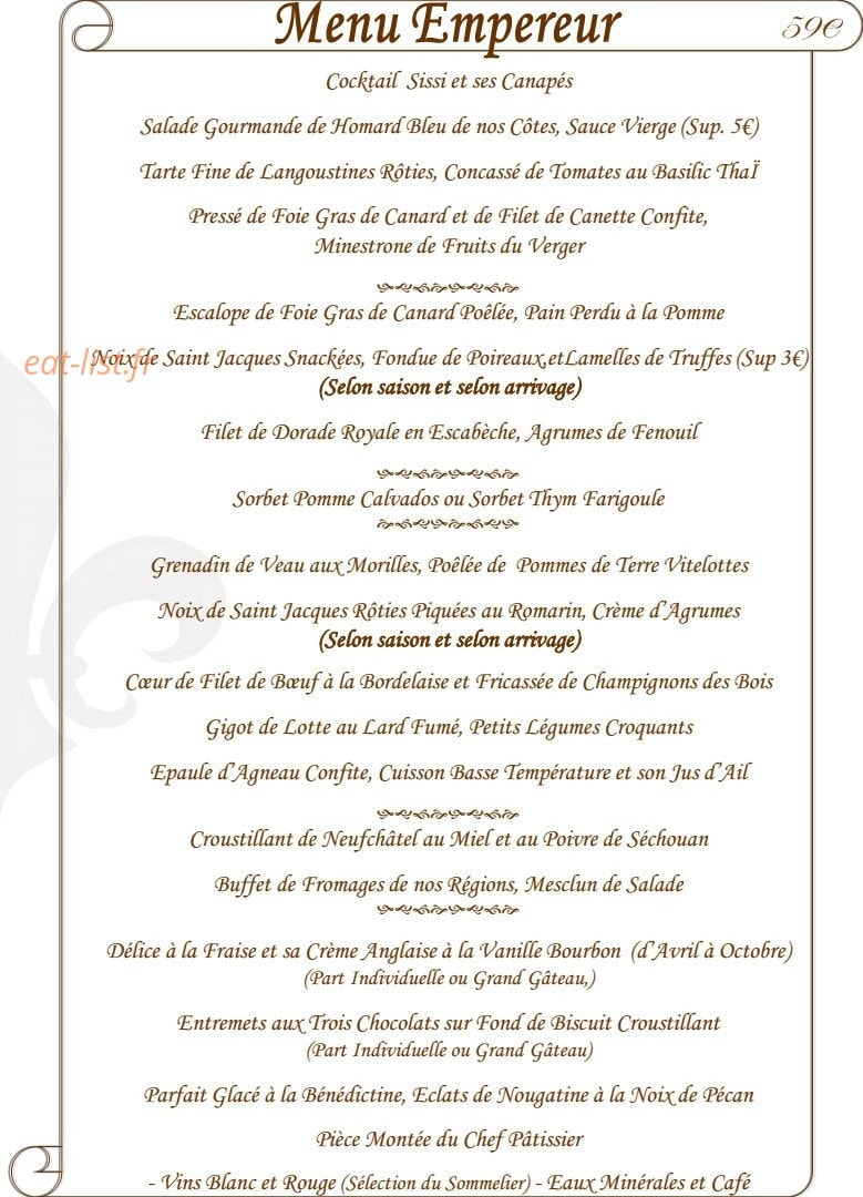Les 3 Roses — carte page 6