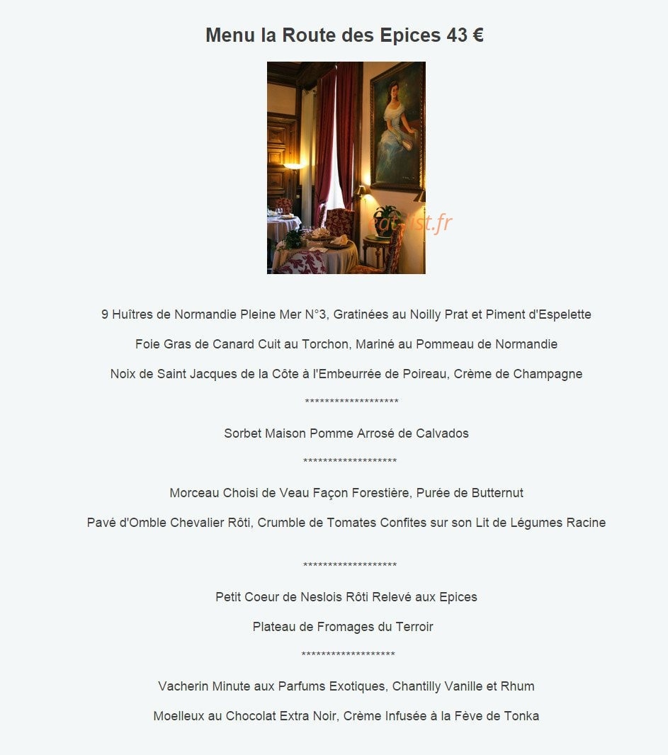 Les 3 Roses — carte page 2