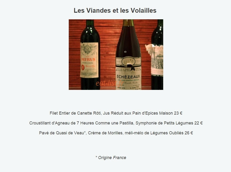 Les 3 Roses — carte page 11