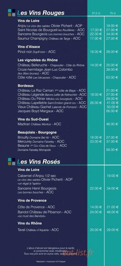 Les Régates — carte page 12