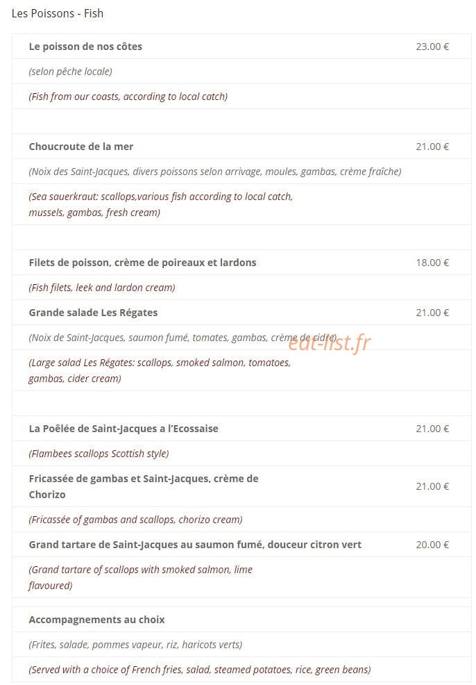 Les Régates — carte page 3