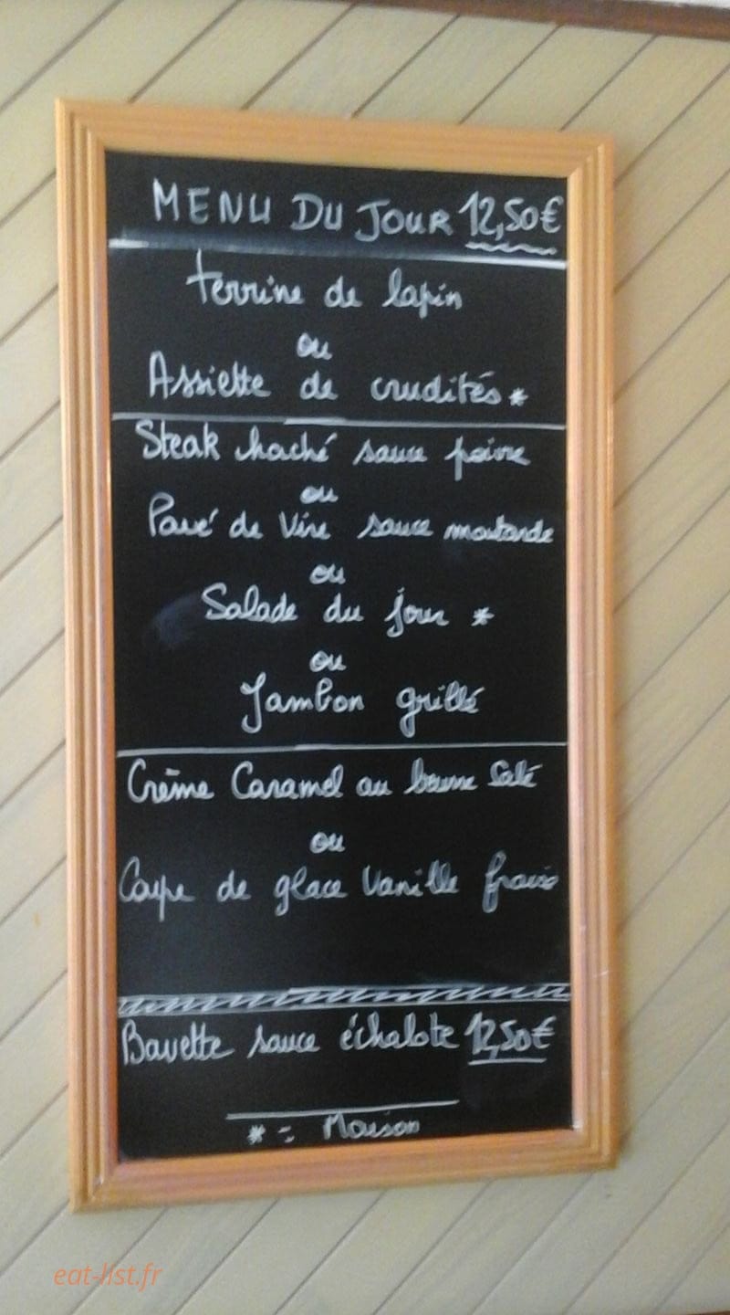 La Caravelle — carte page 1