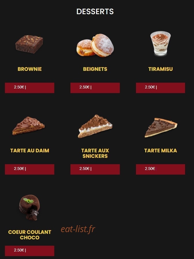 Pizza King — carte page 11