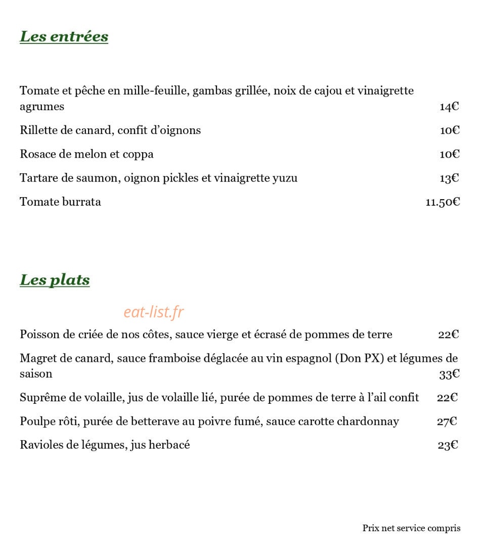 Antre Amis — carte page 1