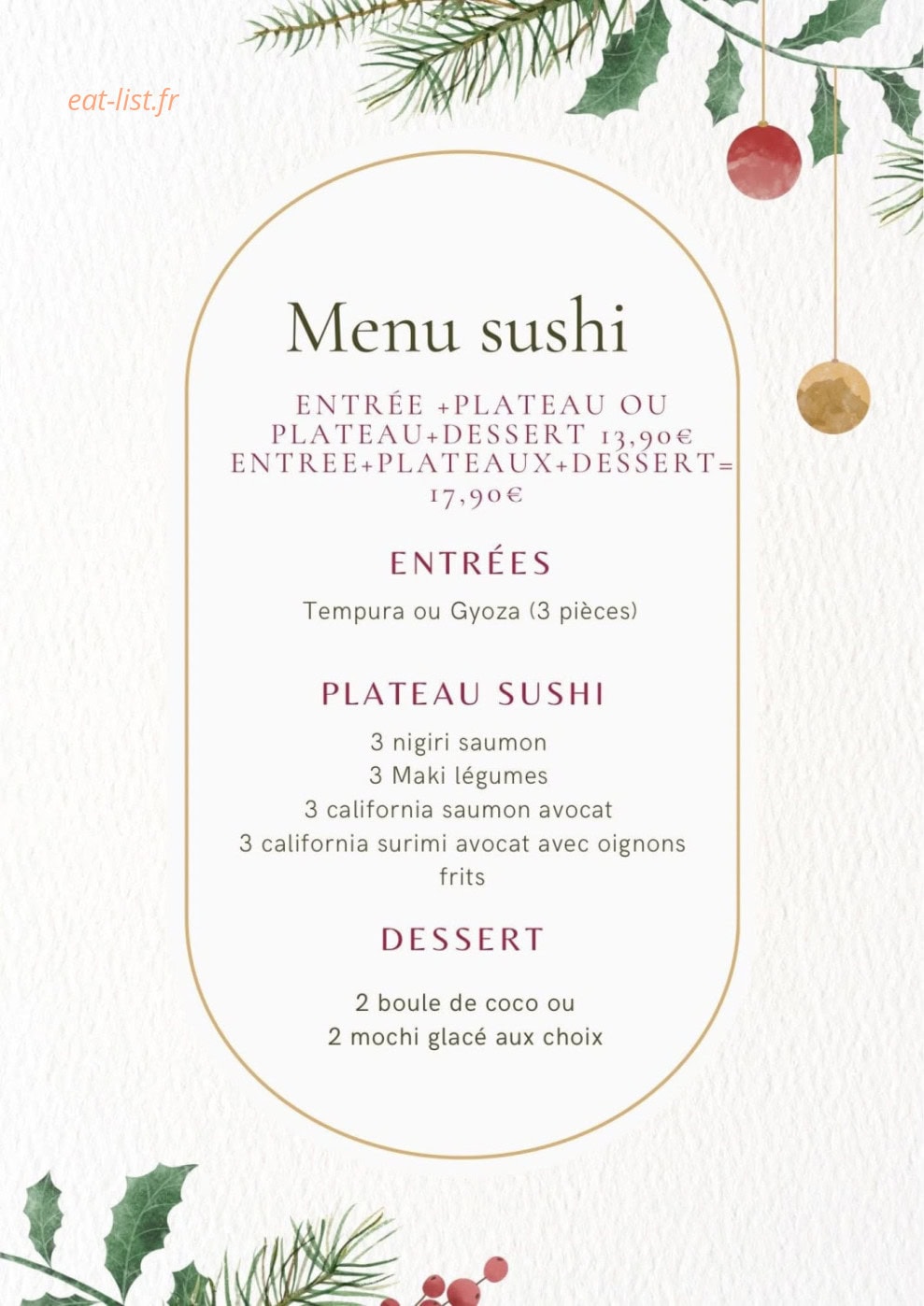 A-Bento — carte page 2