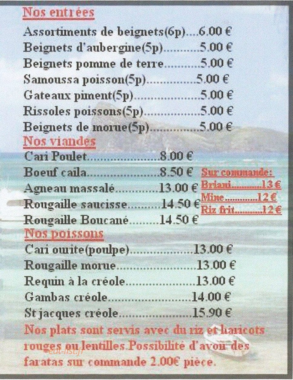 A l'ile Maurice "la case mimi" — carte page 2