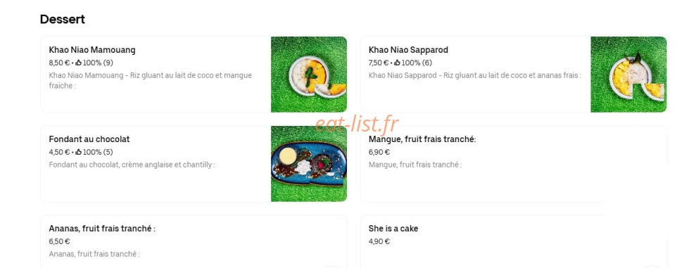 Asian one — carte page 7